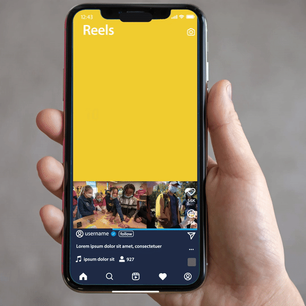 IG story pour remercier les employés, la communauté et les fournisseurs