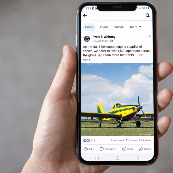 IG post créé pour célébrer le 1000e AT-802 produit